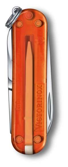 Нож перочинный Victorinox Classic SD Fire Opal (0.6223.T82G) 58мм 7функц. подар.коробка