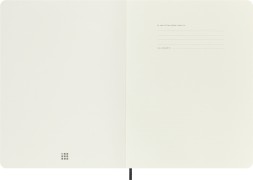 Блокнот Moleskine CLASSIC SOFT QP622 XLarge 190х250мм 192стр. клетка мягкая обложка черный