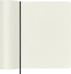 Блокнот Moleskine CLASSIC SOFT QP622 XLarge 190х250мм 192стр. клетка мягкая обложка черный