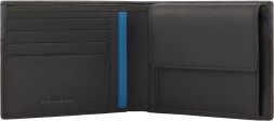 Кошелек мужской Piquadro Urban PU257UB00R/NGR черный/серый натур.кожа