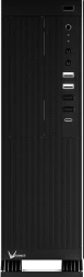 Корпус Formula SFF T11 черный без БП mATX 1x80mm 2xUSB2.0 2xUSB3.0 1xUSB3.1 audio
