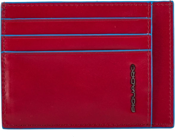 Чехол для кредитных карт Piquadro Blue Square PP2762B2R/R красный натур.кожа