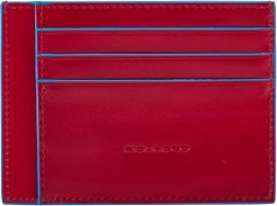 Чехол для кредитных карт Piquadro Blue Square PP2762B2R/R красный натур.кожа