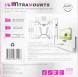 Кронштейн для телевизора Ultramounts UM810F черный 13&amp;quot;-27&amp;quot; макс.25кг настенный фиксированный
