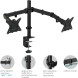Кронштейн для мониторов Kromax CASPER-508 черный 10&amp;quot;-32&amp;quot; макс.10кг настольный поворот и наклон