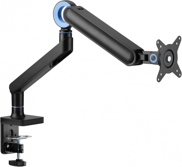 Кронштейн для мониторов Ultramounts UM719B черный 17&amp;quot;-35&amp;quot; макс.10.5кг крепление к столешнице поворот и наклон