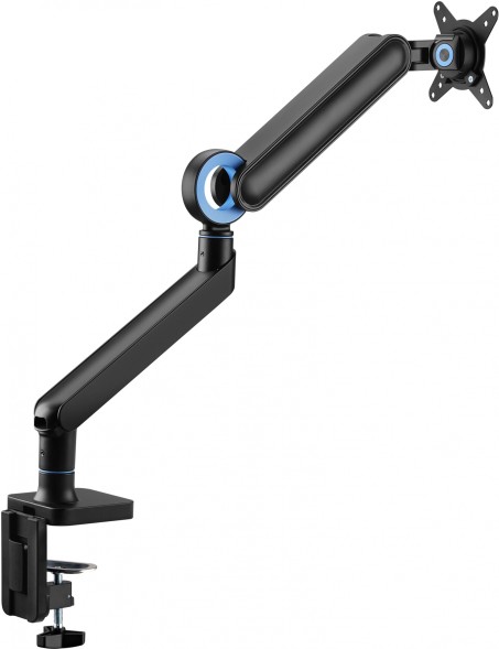 Кронштейн для мониторов Ultramounts UM719B черный 17&amp;quot;-35&amp;quot; макс.10.5кг крепление к столешнице поворот и наклон
