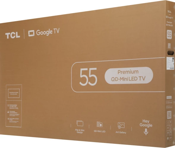 Телевизор QLED TCL 55&amp;quot; 55A400M Slim черный 4K Ultra HD 144Hz MEMC DVB-T DVB-T2 DVB-C DVB-S DVB-S2 USB WiFi Smart TV