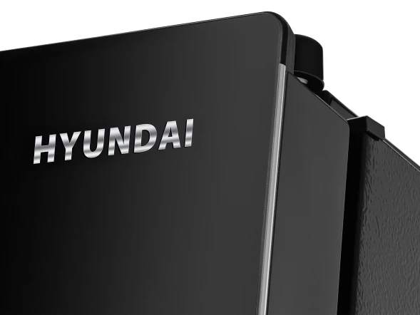Холодильник Hyundai CS6503FV 2-хкамерн. черное стекло инвертер