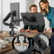 Кронштейн для мониторов Onkron G140 черный 13&amp;quot;-32&amp;quot; макс.16кг настольный поворот и наклон верт.перемещ.