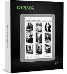 Электронная книга Digma E2 5.83&amp;quot; E-Ink 680x920 Touch Screen 1.2Ghz 1Gb/8Gb/SD/microSDHC/подсветка дисплея светло-серый