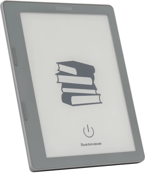 Электронная книга Digma E2 5.83&amp;quot; E-Ink 680x920 Touch Screen 1.2Ghz 1Gb/8Gb/SD/microSDHC/подсветка дисплея светло-серый