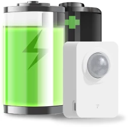 Датчик движ. Moes WSS-FL-PIR-A белый