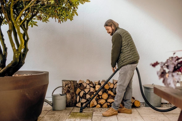 Строительный пылесос Karcher WD 3 V-17/4/20 1000Вт (уборка: сухая/влажная) желтый
