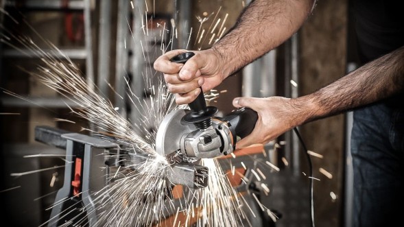 Углошлифовальная машина Worx WX711.1 750Вт 12000об/мин рез.шпин.:M14 d=115мм жестк.кейс