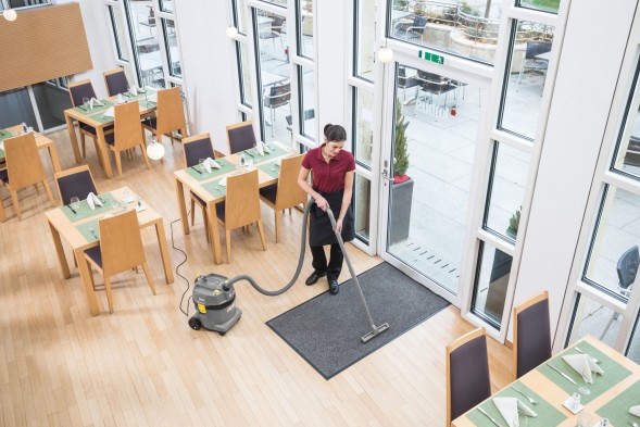Строительный пылесос Karcher NT 22/1 Ap Te 1300Вт (уборка: сухая/влажная/сбор воды) серый