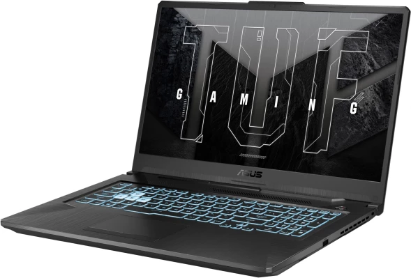 Ноутбук Asus TUF Gaming A17 FA706NF-HX007 Ryzen 5 7535HS 16Gb SSD512Gb NVIDIA GeForce RTX 2050 4Gb 17.3&amp;quot; IPS FHD (1920x1080) без ОС black WiFi BT Cam (90NR0JH5-M002L0)