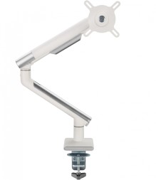Кронштейн для мониторов Ultramounts UM713W белый 17"-32" макс.9кг крепление к столешнице поворот и наклон