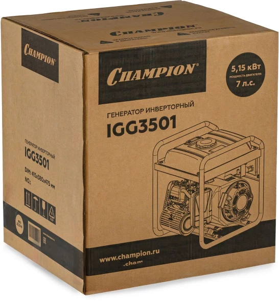 Генератор Champion IGG IGG3501 3.8кВт