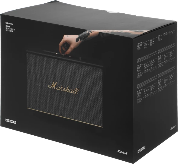 Колонка порт. Marshall Woburn III черный 150W 2.0 BT/3.5Jack 10м