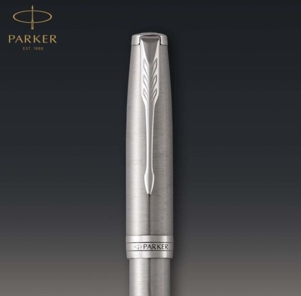 Ручка перьев. Parker Sonnet Core F526 (CW1931509) Stainless Steel CT F сталь нержавеющая