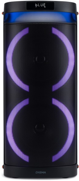 Минисистема Digma D-MC1750 черный 60Вт FM USB BT micro SD