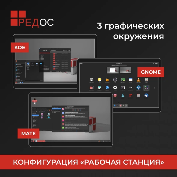 Ключ активации Ред Софт РЕД ОС Стандартная ред. Рабочая станция. 1г гар. Ур. Обновл. Нач. (REDOS-DSP-STD-UP0-ESD-0825)