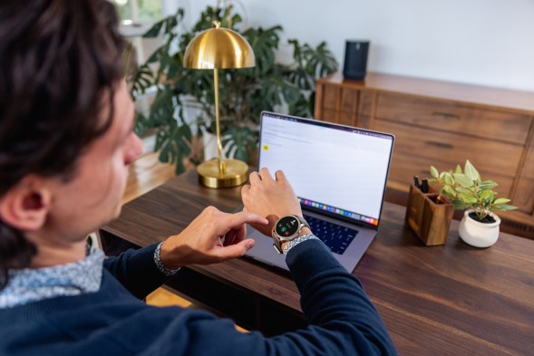 Смарт-часы Amazfit Balance A2287 46мм 1.5&amp;quot; AMOLED корп.серый рем.серый разм.брасл.:150-210мм (6972596107422)