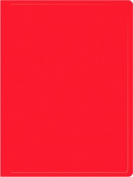 Папка метал.зажим Buro -ECB04CRED A4 пластик 0.5мм красный