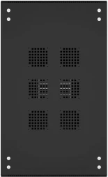 Шкаф серверный NTSS Премиум (NTSS-R42U80100GS-BL) напольный 42U 800x1000мм пер.дв.стекл металл 900кг черный 910мм 160кг 1987мм IP20 сталь