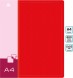 Папка на 2-х D-кольцах Бюрократ -0840/2DRED A4 пластик 0.8мм кор.40мм внутр. с вставкой красный