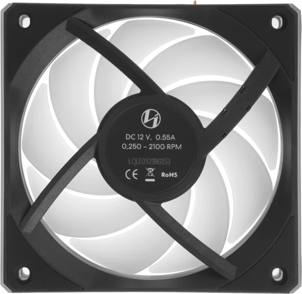 Вентилятор для корпуса Lian-Li Uni Fan CL Wireless 120 ARGB 124х120x28 черный 4-pin 29.8дБ (G99.12CL1W1B.R0) Ret