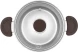 Кастрюля Rondell Coffee Bean RDS-1644 3.2л. d=20см (с крышкой) стальной