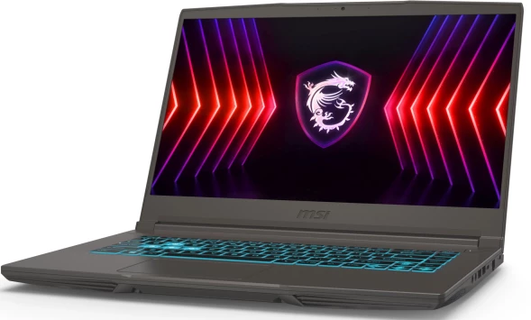 Ноутбук MSI Thin 15 B12VE-1294XRU Core i5 12450H 16Gb SSD512Gb NVIDIA GeForce RTX4050 6Gb 15.6&amp;quot; IPS FHD (1920x1080) Free DOS grey WiFi BT Cam (9S7-16R831-1294)