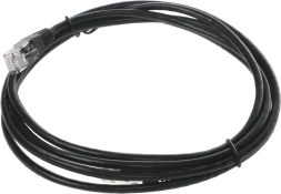 Патч-корд Lanmaster TWT-45-45-2.0-BK UTP RJ-45 вил.-вилка RJ-45 кат.5E 2м черный ПВХ (уп.:1шт)