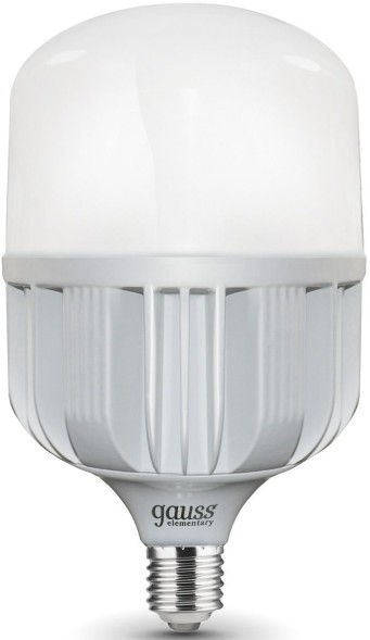 Лампа светодиодная Gauss Elementary 60428 75Вт цок.:E40 цилин. 220B 4100K св.свеч.бел.нейт. (упак.:1шт)