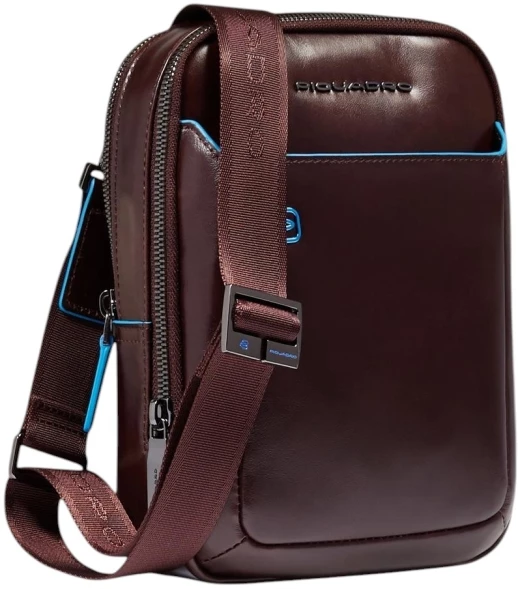 Сумка кросс-боди мужская Piquadro Blue Square CA6811B2/MO коричневая натур.кожа