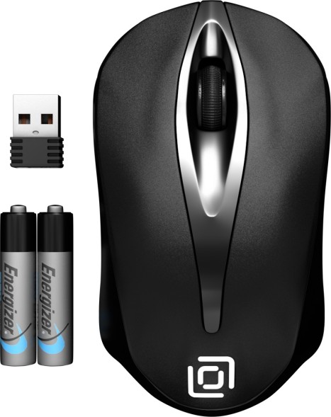 Мышь Оклик 675MW черный оптическая (1200dpi) беспроводная USB для ноутбука (3but)
