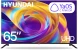 Телевизор LED Hyundai 65&amp;quot; H-LED65BU7012 YaOS Frameless черный 4K Ultra HD 60Hz DVB-T DVB-T2 DVB-C DVB-S DVB-S2 USB WiFi Smart TV