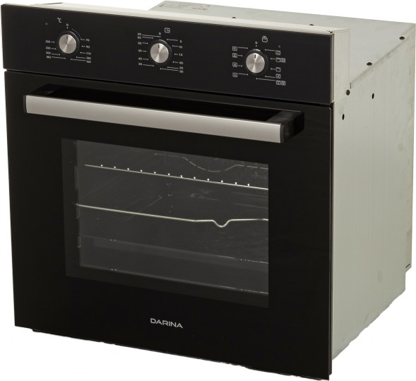Духовой шкаф Электрический Darina 1V5 BDE 111 705 B черный/стекло черное