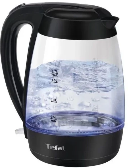Чайник электрический Tefal KO450832 (8010000465) 1.7л. черный корпус: стекло/пластик (8010001400)