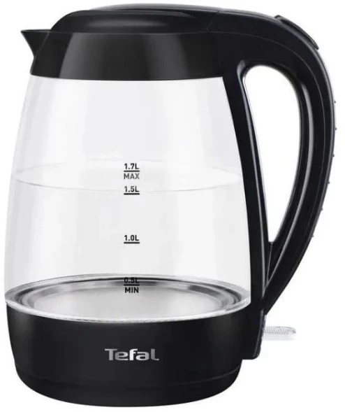 Чайник электрический Tefal KO450832 (8010000465) 1.7л. черный корпус: стекло/пластик (8010001400)