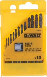 Набор сверл DeWalt DT5912-QZ по металлу (13пред.) для шуруповертов/дрелей