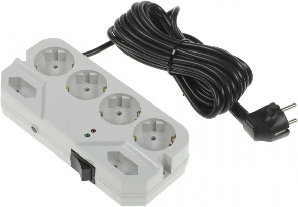 Сетевой фильтр Most СHV 5м (6 розеток) белый (коробка)