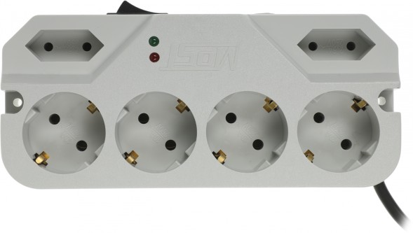 Сетевой фильтр Most СHV 5м (6 розеток) белый (коробка)