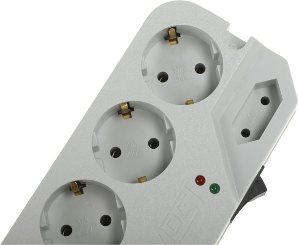 Сетевой фильтр Most СHV 5м (6 розеток) белый (коробка)