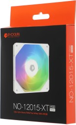 Вентилятор ID-Cooling NO-12015-XT ARGB SNOW 120x120x15mm белый 4-pin 14-31dB Ret