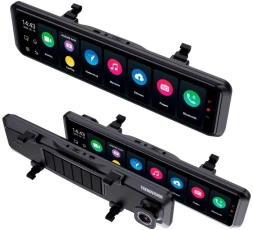 Видеорегистратор TrendVision aMirror 15 Android UNIVERSE черный 1080x1920 1080p 140гр. GPS внутренняя память:64Gb UIS8581A