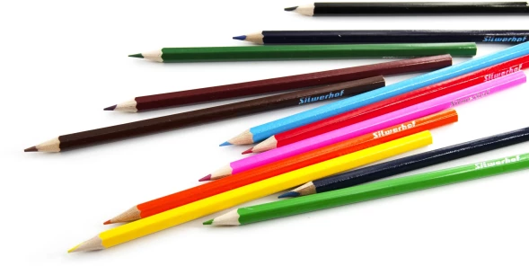 Карандаши цв. Silwerhof Color 2.8мм шестигран. дерево ассорти 12цв. коробка/европод.