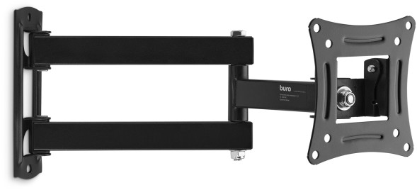 Кронштейн для телевизора Buro FL2S черный 15&amp;quot;-29&amp;quot; макс.12кг настенный поворотно-выдвижной и наклонный